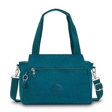 Kipling Elysia Schoudertassen Turquoise | NL 1806SG